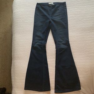 Free People Pull-on Denim Flare